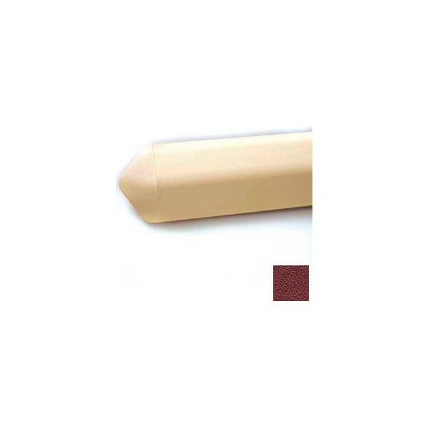 Pawling Wall Guard, Triangular W/Aluminum Retainer, 4-1/8"H x 12'L, Cordovan WG-30-12-380 - main